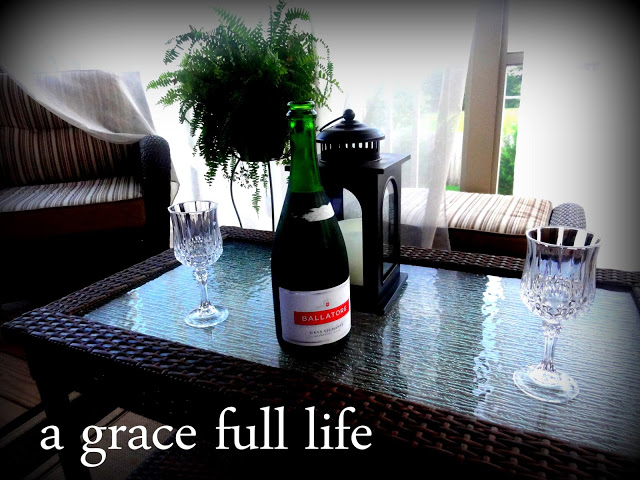 Ballatore on the porch on vacation 