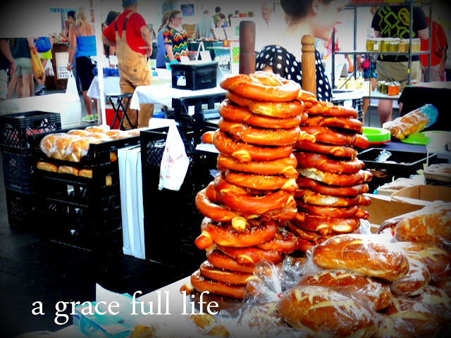 Big ass pretzels at Chattanooga Market 