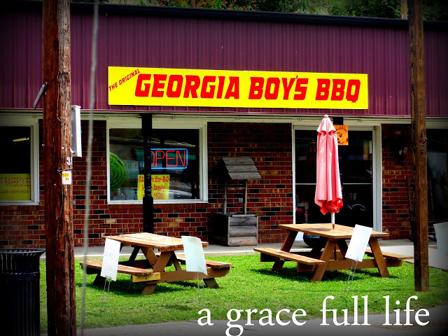 Georgia Boys BBQ on vacation 