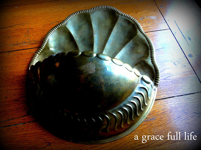 My new Goodwill metal plant holder