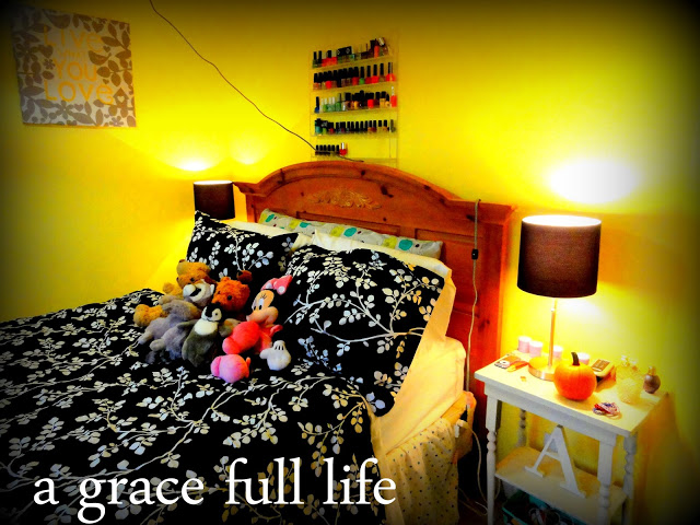 Cool new bedding from Meijer makes this teen room look great