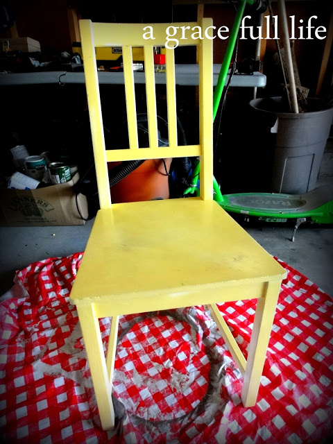 My teen's chair from IKEA before