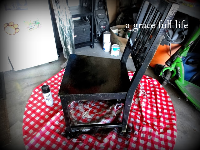 Re-painting my teen's IKEA chair