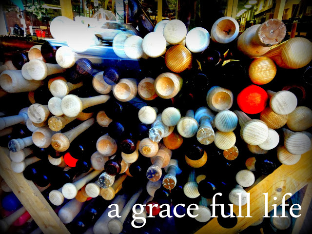 Baseballs bats at Louisville Slugger Museum