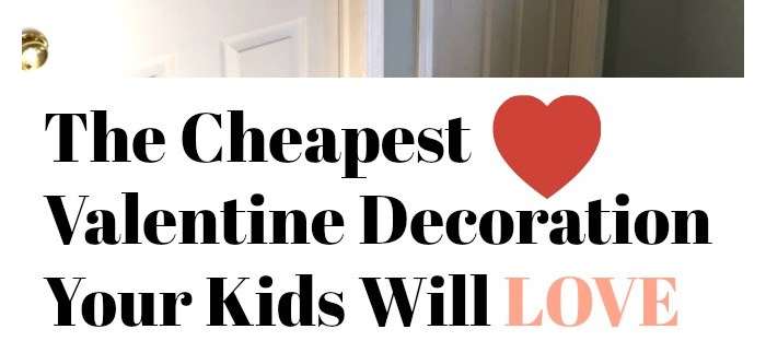valentines, construction paper, kids, kids craft, kids valentine craft, valentine door craft, diy, budget