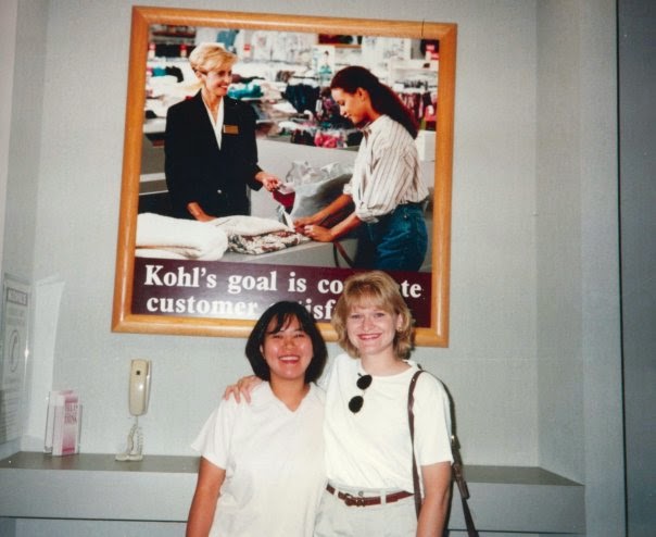 Rebecca and I at Kohl's 