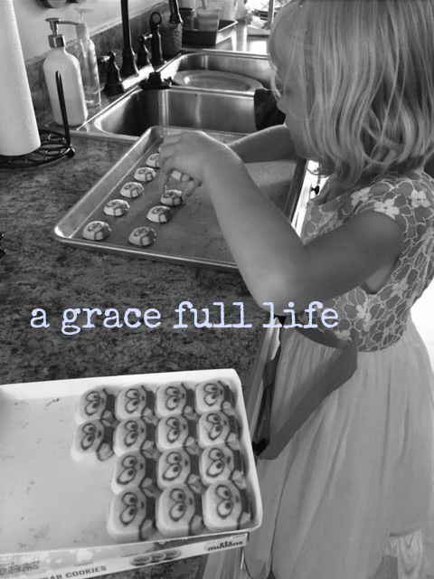 making cookies in a dress