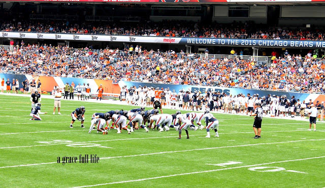 Chicago Bears scrimmage