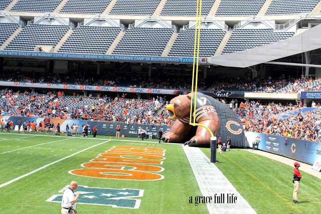 Chicago Bears pre-game