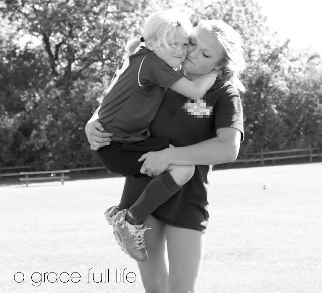 sisters at soccer game