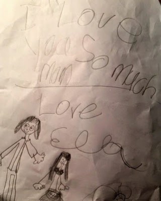 love note from my six year old