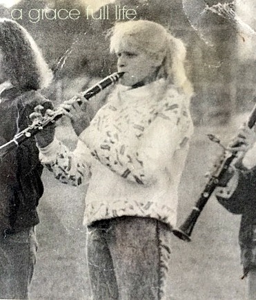 playing clarinet marching band 1987 Lexington Ohio